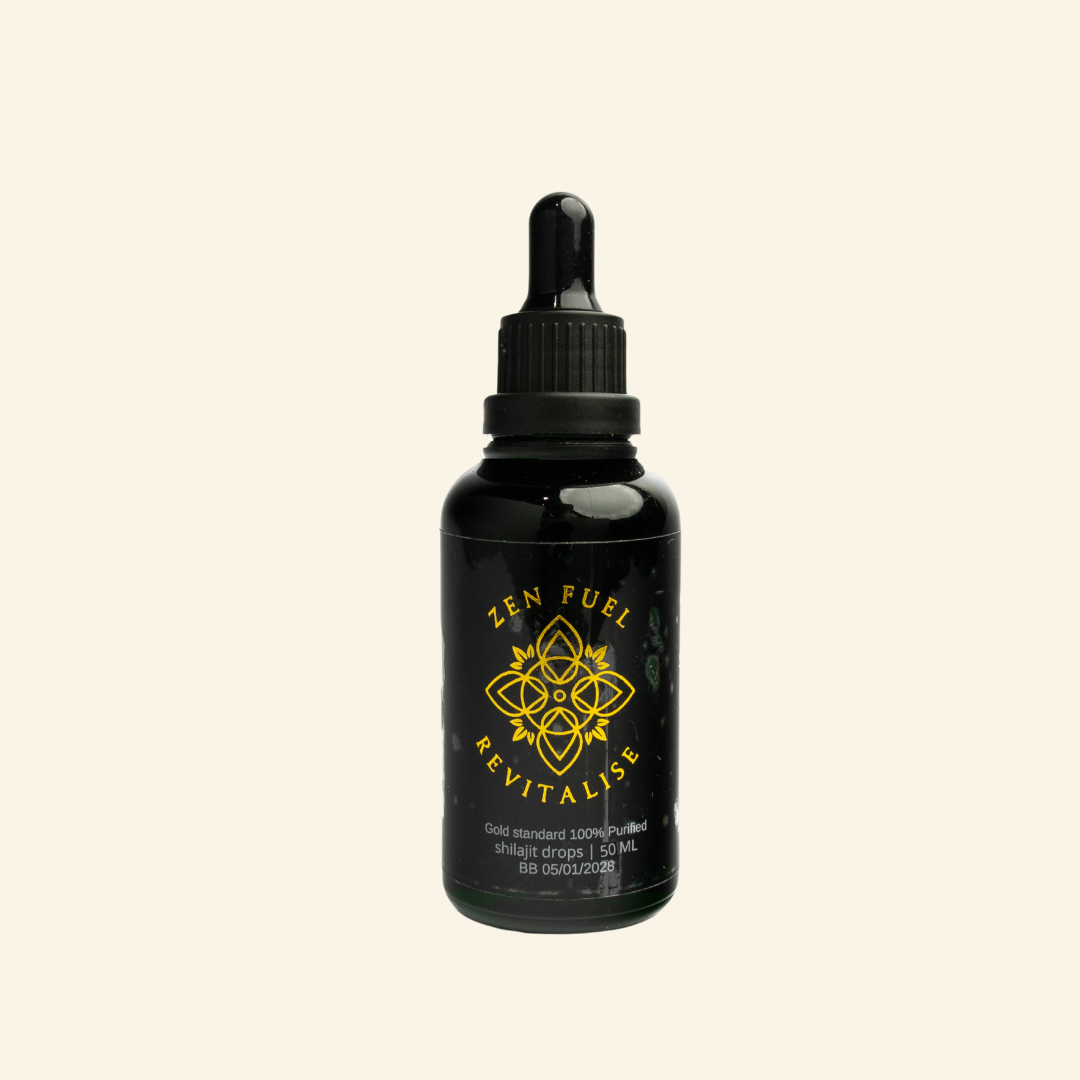Zenfuel Revitalise Shilajit Drops 50ML | Pure Himalayan Liquid Shilajit